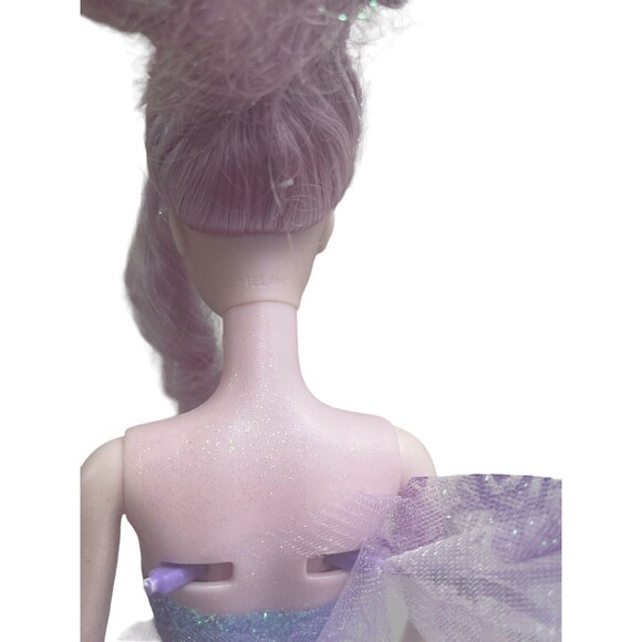 Barbie Fairytopia Sparkle Fairy Lavender Purple 2003 Mattel Doll W/ 1 Wing - Picture 8 of 16